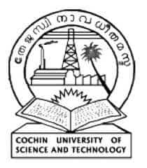 CUSAT CAT Application Form for admission 2015